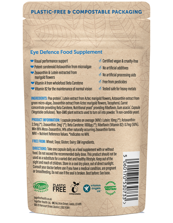 Together Health - Eye Defence — Nahrungsergänzungsmittel für die Augen — 30 Kapseln