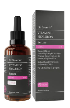 Dr. Severin Serum Vitamin C und Hyaluron ultra, braune Pipettenflasche