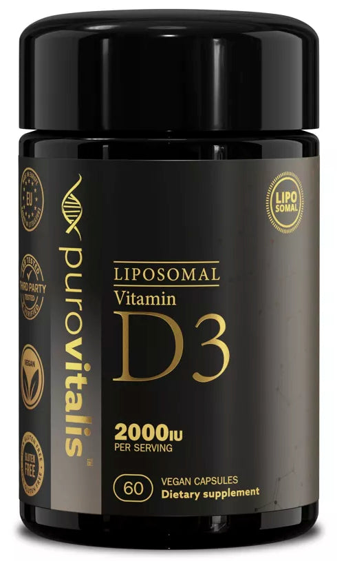 Purovitalis-liposomale-Vitamin-D3-Kapseln (60 Stück), 2000 IE