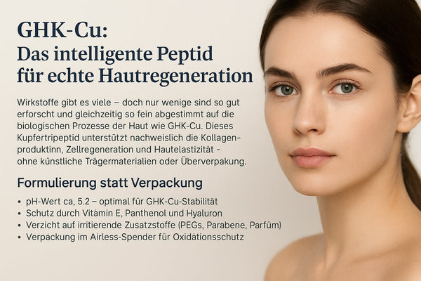 GHK-Cu: Das intelligente Peptid für echte Hautregeneration