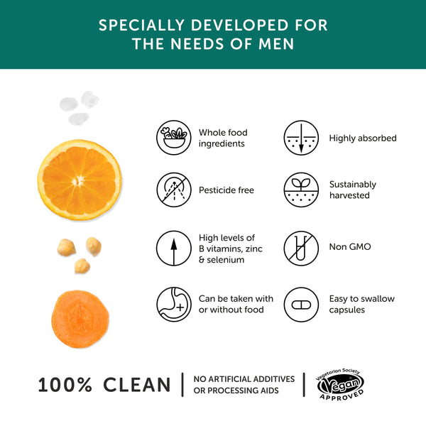 Together Health - Multivitamin für Herren — Vegan — 30 Kapseln