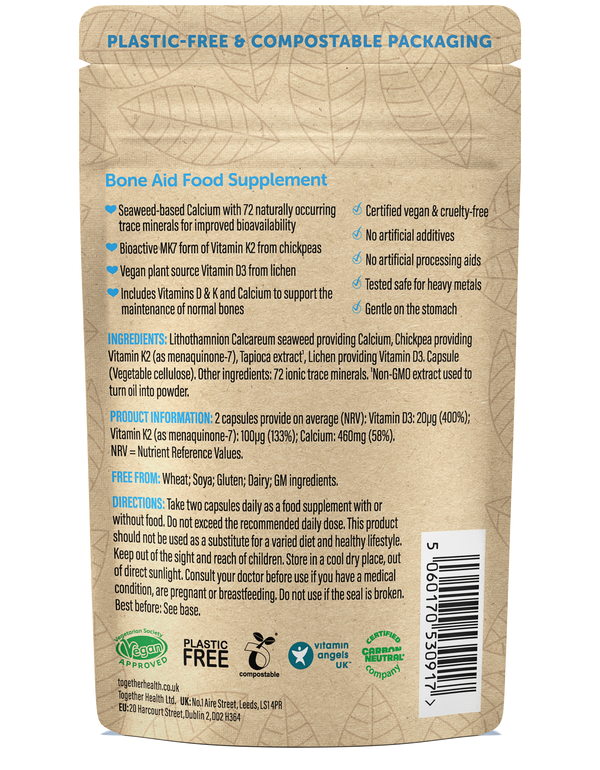 Together Health - Bone Aid — Knochenvitamine — 60 Kapseln