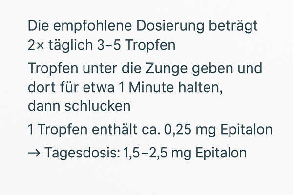 Vorankündigung: AFEGA® Epitalon Sublingual Tropfen - Rezeptur (50 ml)