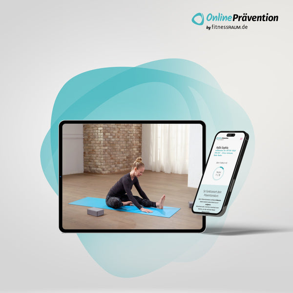 HATHA YOGA - Stress loslassen, Ruhe finden: 8-Wochen Online-Präventionskurs – bis zu 100% erstattbar + 6 Monate Gratiszugang fitnessRAUM.de