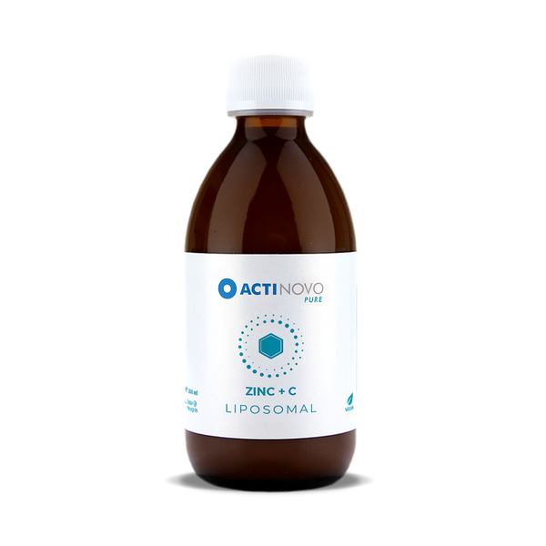 Actinovo liposomales Zink in brauner Flasche, 250ml
