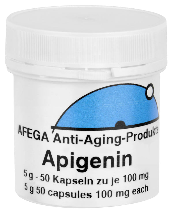 AFEGA Apigenin Kapseln (50 Stück), 5g in weisser dose