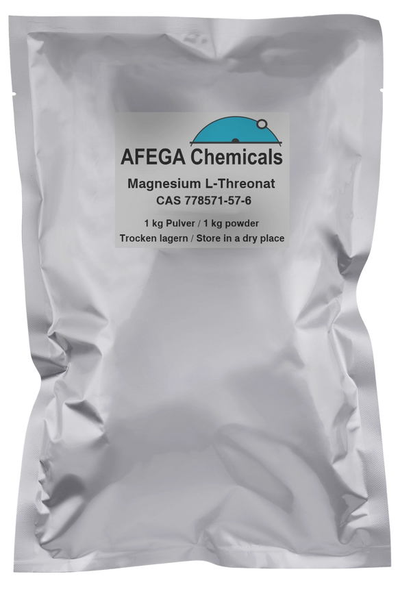 AFEGA Chemicals Magnesium L-Threonat im Beutel, 1kg Pulver