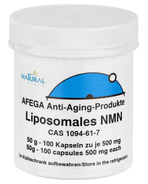 AFEGA liposomale NMN Kapseln (100 Stück), 50g in weisser Dose