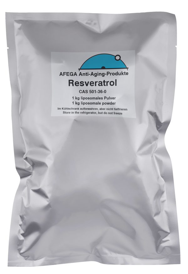 AFEGA liposomale Resveratrol-Kapseln (1kg), in einem Beutel