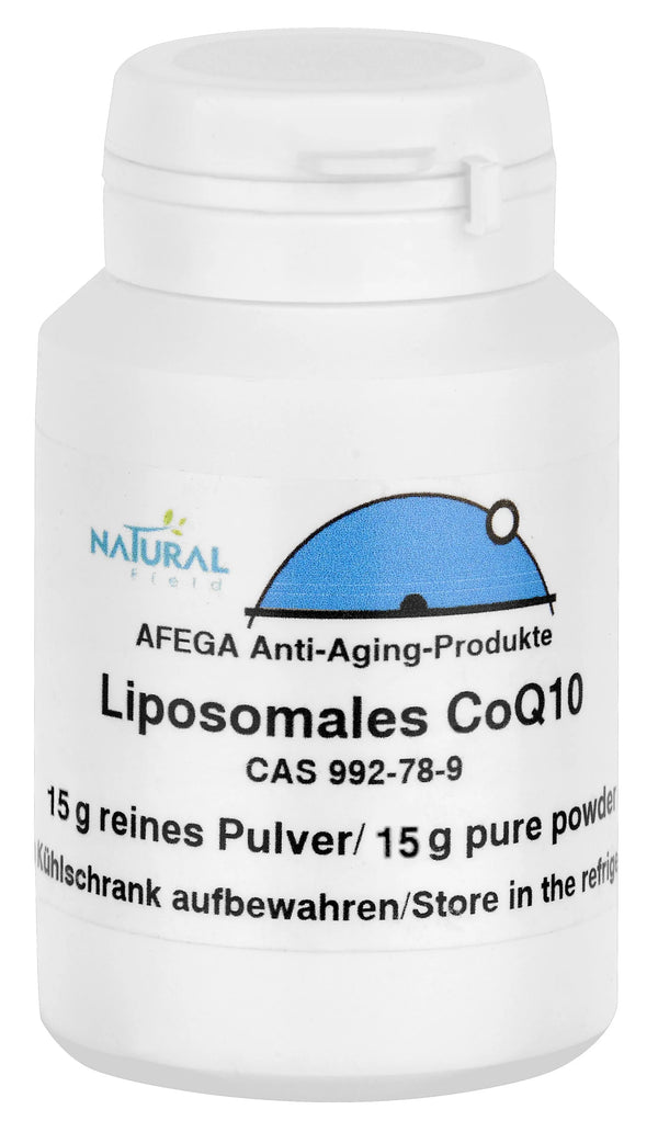 AFEGA liposomales Q10 (15g reines Pulver), in weisser Dose