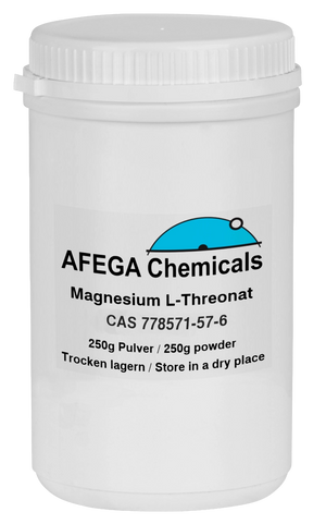 AFEGA Chemicals Magnesium L-Threonat in weisser Dose, 250g Pulver