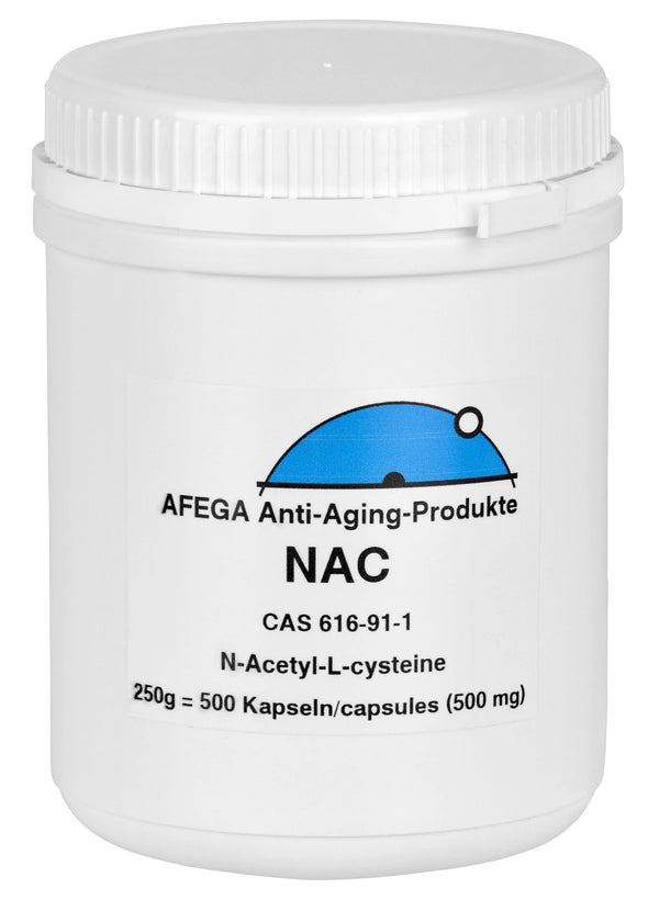AFEGA NAC Kapseln (500 Stück), 250g in weisser Dose