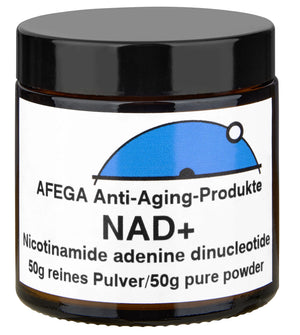 AFEGA NAD Pulver (50g), in einem braunen Glas
