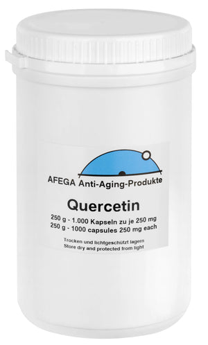 AFEGA Quercetin Kapseln (1000 Stück), 250g in weisser Dose