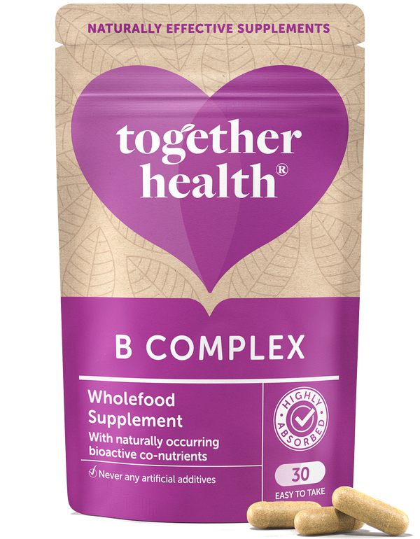 Together Health - Vitamin B-Komplex — Veganes Nahrungsergänzungsmittel — 30 Kapseln