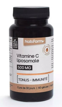 NatForm liposomales Vitamin C Kapseln (30 Stück), in brauner Dose