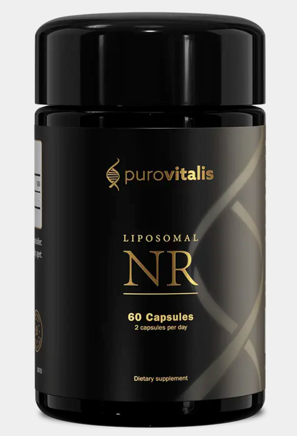 Purovitalis liposomale NR-Kapseln in brauner Glasflasche (60 Stück)