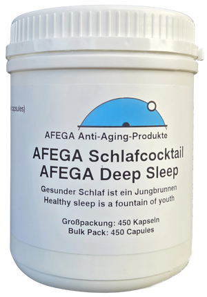 AFEGA Schlafcocktail in weisser Dose, 450 Kapseln