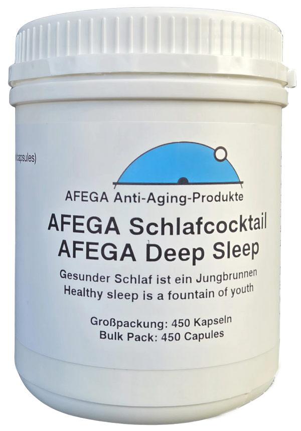 AFEGA Schlafcocktail in weisser Dose, 450 Kapseln