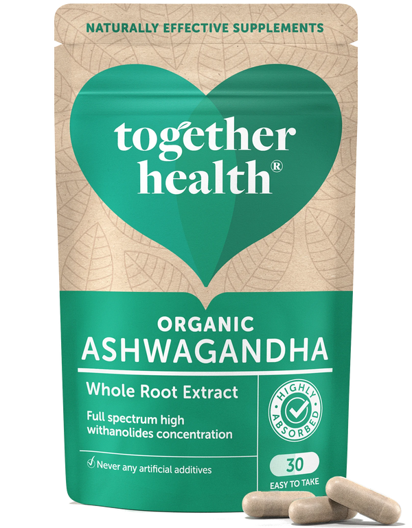Together Health Ashawaghanda Kapseln (30 Stück), Whole Root Extract, in einer Tüte