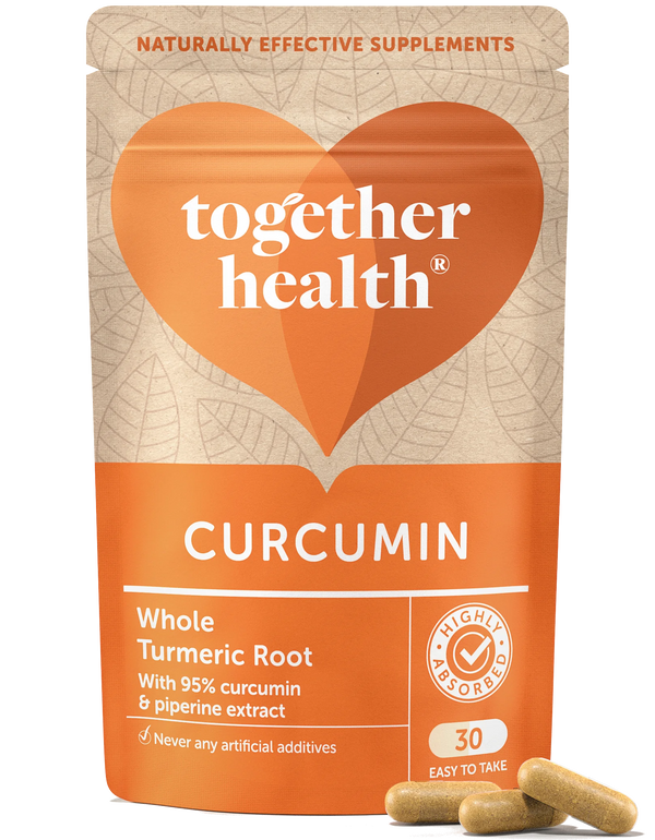 Together Health Curcumin Kapseln (30 Stück), aus der ganzen Kurkumawurzel, in einer Tüte