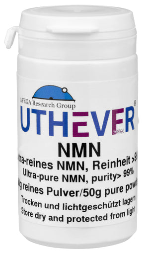 Uthever NMN Pulver (50g), in weisser Dose