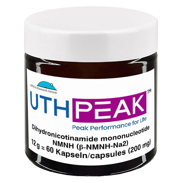 UthPeak NMNH-Kapseln (60 Stück), 12g in einem Braunglas